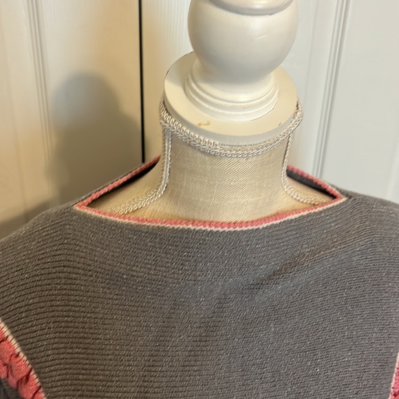 Vintage 80’s Sweater- Gray & Pink by Jodie Raymond Originals / Size Medium - Picture 4 of 8